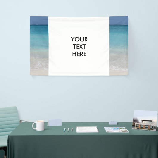 Caicosの美しいビーチ|のトルコ人および写真 横断幕 (トレードショー)