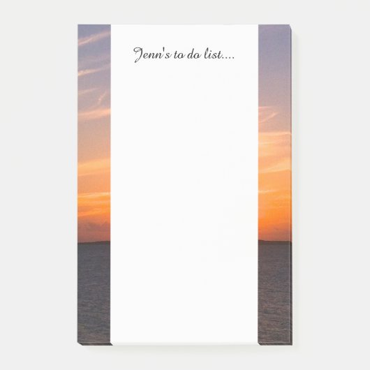 Caicosの豪華な日没|のトルコ人および写真 ポストイット (正面)