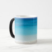 Caicosの風下のビーチ|のトルコ人および写真 モーフィングマグカップ (正面左)