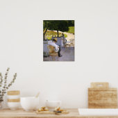 Caillebotte – オレンジ色の木 ポスター (キッチン)