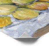 Caillebotte – スタンドに表示されるフルーツ ポスター (角)