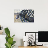 Caillebotte -勉強For The Bridge Of Europe ポスター (ホームオフィス)