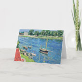 Caillebotte - Seine at Argenteuil, Bots atいかり カード (正面)