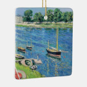 Caillebotte - Seine at Argenteuil, Bots atいかり セラミックオーナメント (右)