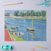 Caillebotte - Seine at Argenteuil, Bots atいかり 薄葉紙 (クラフト)