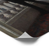 Caillebotte - Young Man at His Window (1876) ポスター (角)