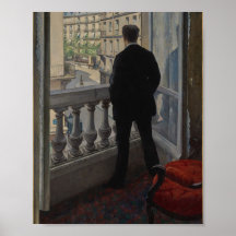 Caillebotte - Young Man at His Window (1876)
