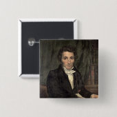 Caillieのポートレートルネ 缶バッジ (正面&裏面)