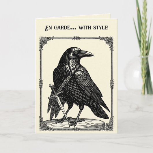 Caim Demonic Bird Fencing Flair カード (正面)