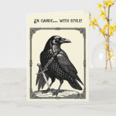 Caim Demonic Bird Fencing Flair カード (黄色い花)