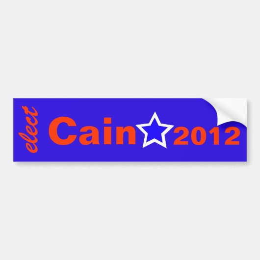 Cain 選 2012 バンパーステッカー (正面)