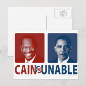 Cain Vs Unable ポストカード (正面/裏面)