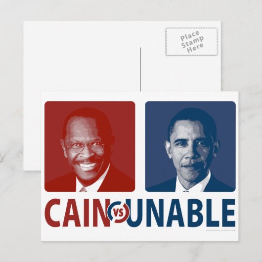 Cain Vs Unable ポストカード (正面/裏面)