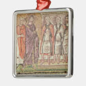 Caiphusの前のイエス・キリスト メタルオーナメント (左)
