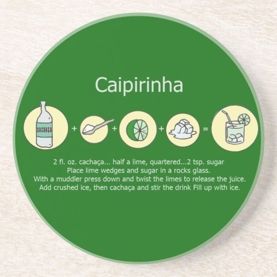 Caipirinha ブラジルの飲み物 コースター Zazzle Co Jp