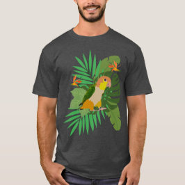 Caique with leaves tシャツ