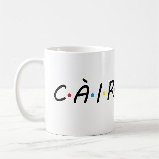 càirdean (friends in Scottish Gaelic -Gàidhlig) コーヒーマグカップ (左)
