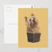 Cairn Terierおもしろいはがき(愛犬家) ポストカード (正面/裏面)
