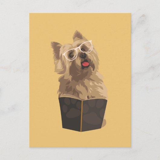 Cairn Terierおもしろいはがき(愛犬家) ポストカード (正面)