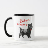 Cairn terrier マグカップ (左)