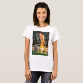 Cairn Terrier (Brindle 21) - MidEve Tシャツ (正面フル)