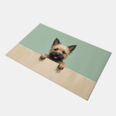 Cairn Terrier Doormat Art ドアマット (アングル)