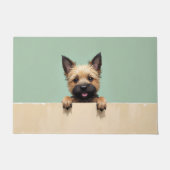 Cairn Terrier Doormat Art ドアマット (正面)