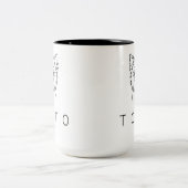 Cairn Terrier | Heritage Personalized 15oz Mug ツートーンマグカップ (中央)