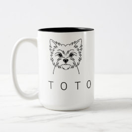 Cairn Terrier | Heritage Personalized 15oz Mug ツートーンマグカップ