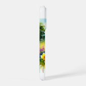 Cairn Terrier in Soft Watercolor 210924AREF104 - W iPhoneケース (右側面)