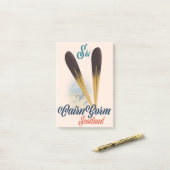 CairnGorm Scotland Skiポスター ポストイット (デスク上)