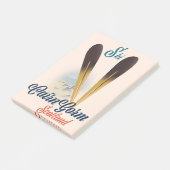 CairnGorm Scotland Skiポスター ポストイット (アングル)