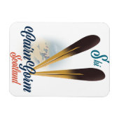 CairnGorm Scotland Skiポスター マグネット (横)