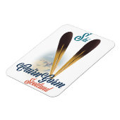 CairnGorm Scotland Skiポスター マグネット (左側)