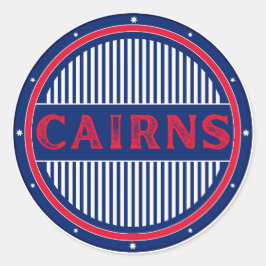 Cairns City Pride Emblem – Australian Identity ラウンドシール