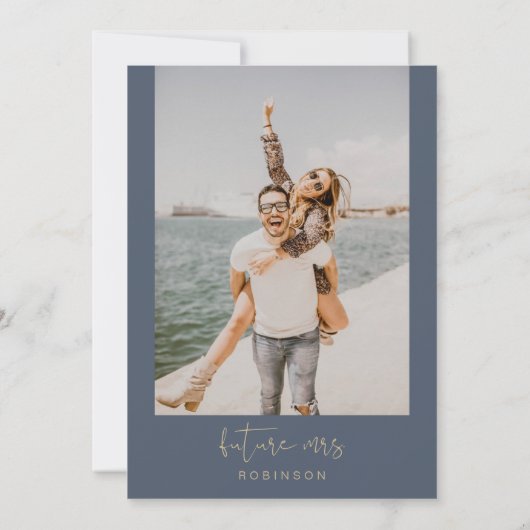 CAITLIN Navy SheがYesモダンブライダルシャワーInvを発表 招待状 (裏面)