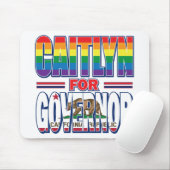 Caitlyn-for-GOV-ゲイ-プライド – 旗 マウスパッド (マウス)