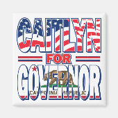 Caitlyn-for-GOV マグネット (正面)