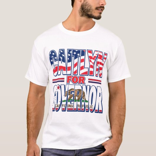 Caitlyn-for-GOV Tシャツ (正面)