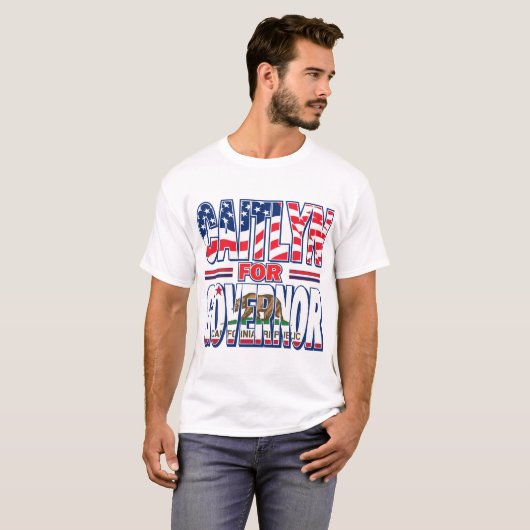 Caitlyn-for-GOV Tシャツ (正面フル)