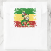 Caixa Batucada Samba 長方形シール (バッグ)