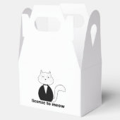 Caixa de presente - Cat, License to Meow フェイバーボックス (オープン)