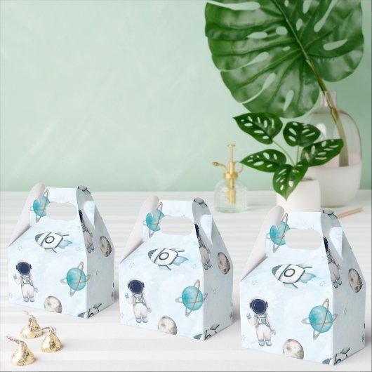 Caixinha de Lembrancinhas Astronauta Menino フェイバーボックス (複数)