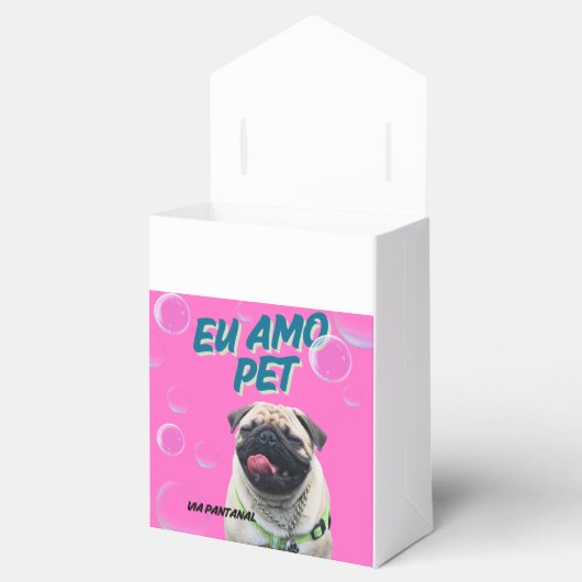 CAIXINHA PRESENTE PET ROSA フェイバーボックス (オープン)