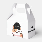 CAJA BLANCA PARA ENVALAR TAZA フェイバーボックス (裏面サイド)