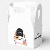 CAJA BLANCA PARA ENVALAR TAZA フェイバーボックス (オープン)