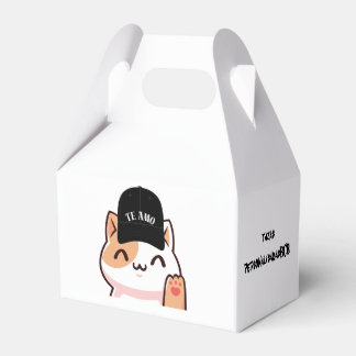 CAJA BLANCA PARA ENVALAR TAZA フェイバーボックス