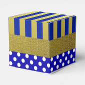 Caja cubo Corona Azul con dorado フェイバーボックス (裏面サイド)