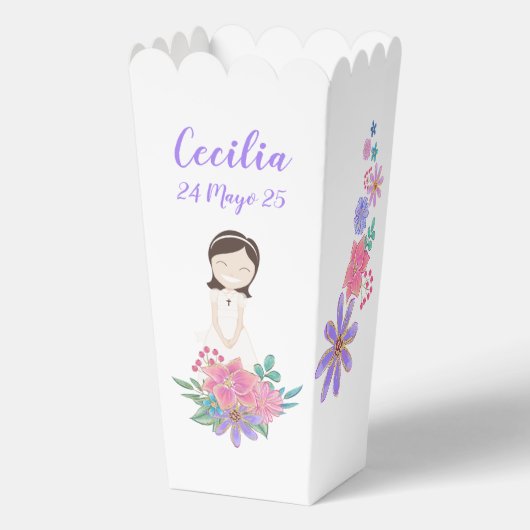 Caja de Palomitas Primera Comunión CECILIA フェイバーボックス (正面)