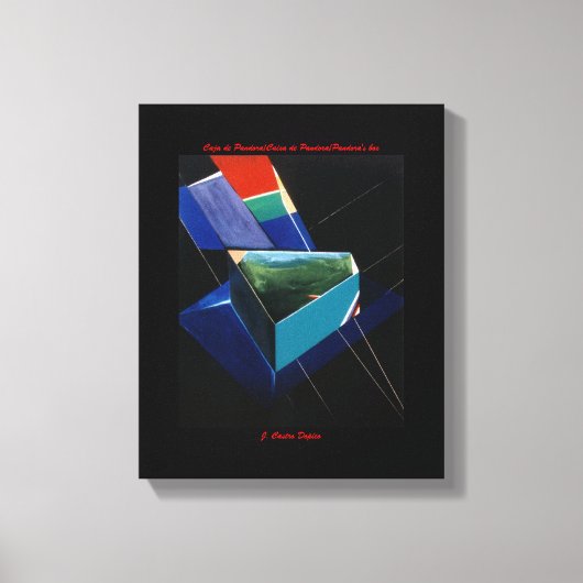 Caja de Pandora/Caixa de Pandora/Pandora's box キャンバスプリント (正面)